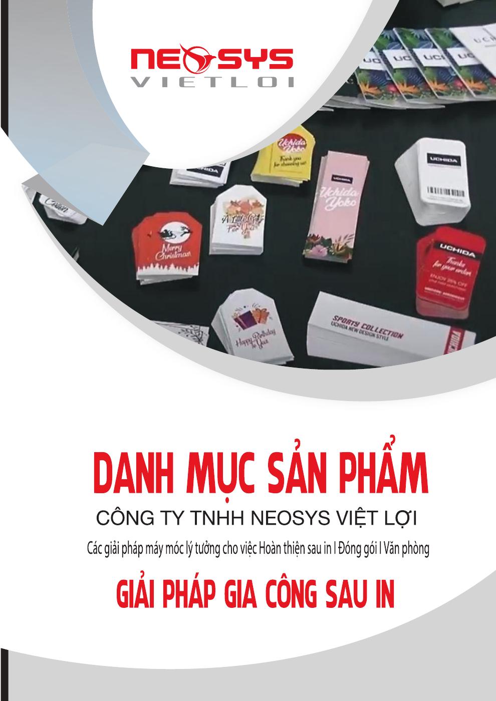 GIA CÔNG SAU IN CATALOGUE